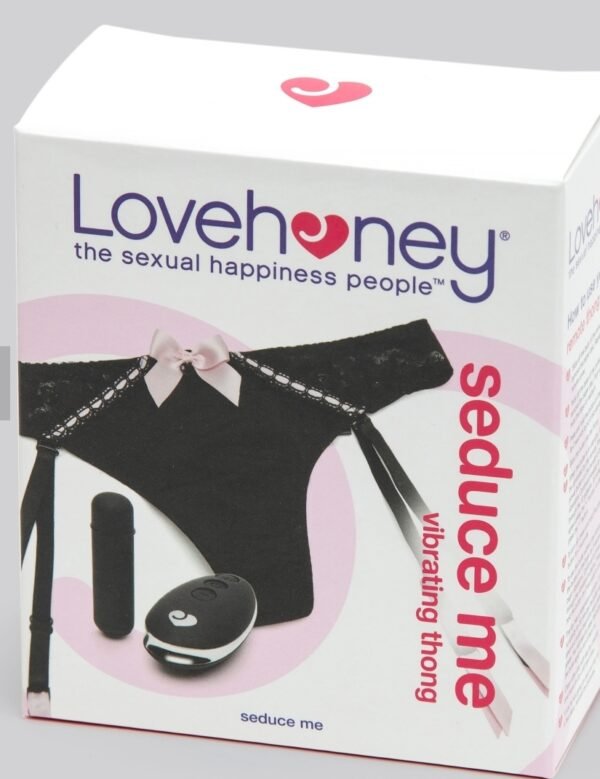 Lovehoney Seduce Me 10 Function Vibrating Suspender Thong - Image 2