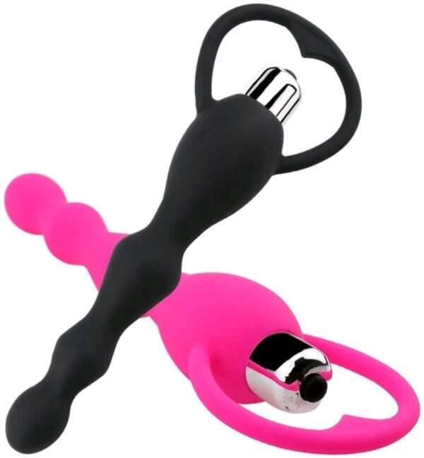 Vibrating Anal Beads and Prostate Massager Smooth Silicone - Image 4