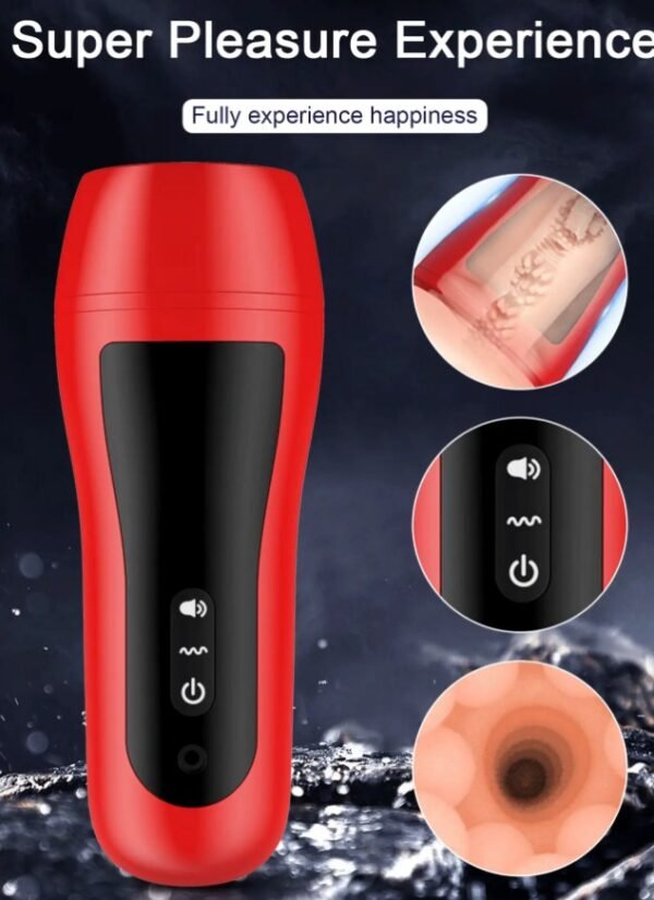 Male Vibrating Masturbator with USB Charger - Image 7