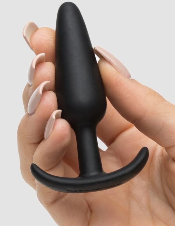 Black Silicone Anchor Anal Butt Plug - Image 2